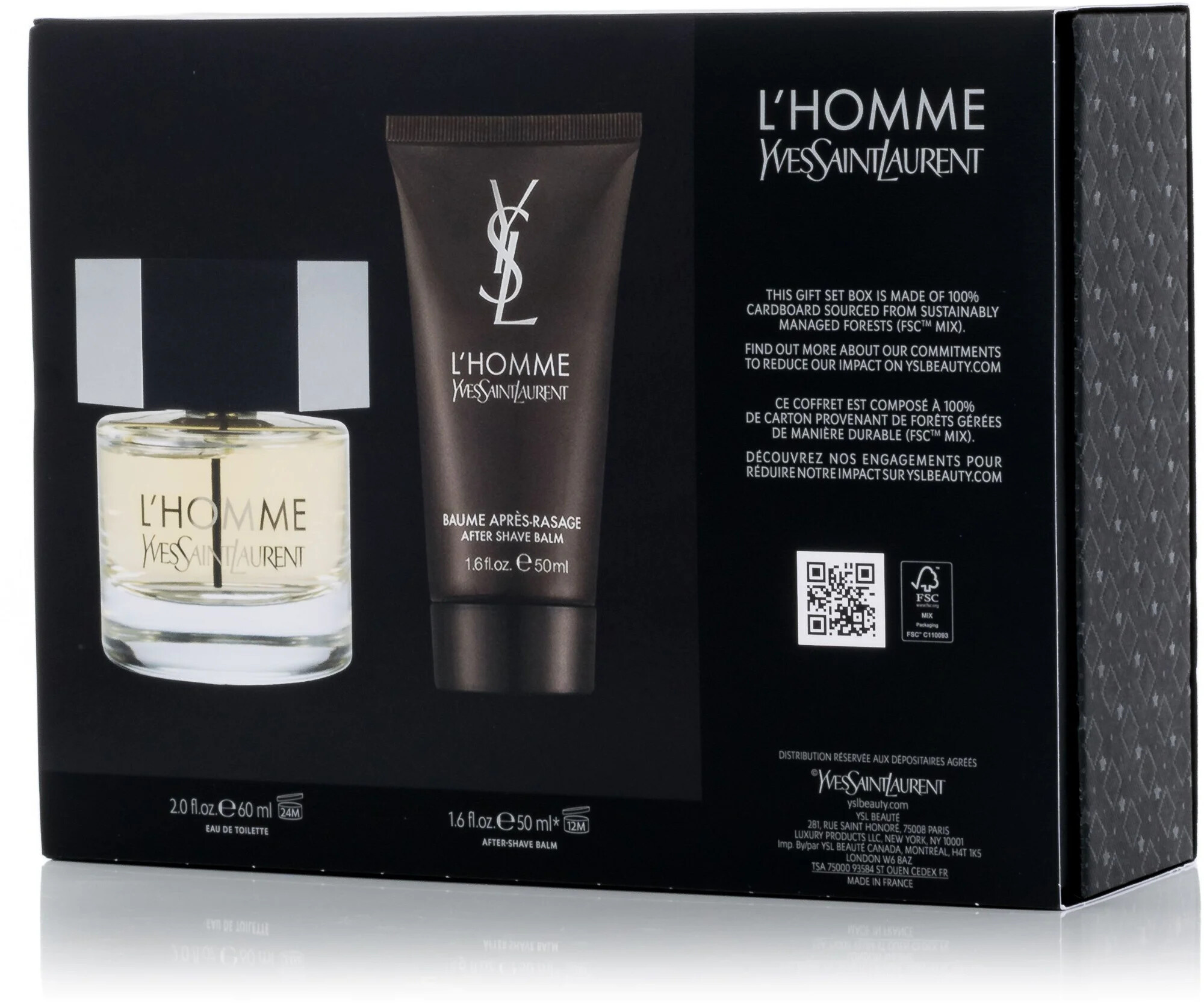 Yves Saint Laurent L Homme darčeková kazeta - MARIANET.cz
